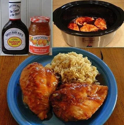 Crock pot orange chicken