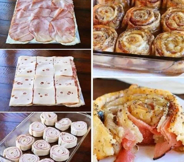 Ham & Cheese Pinwheels
