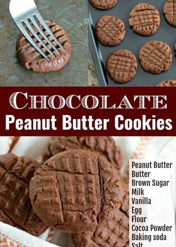 CHOCOLATE PEANUT BUTTER COOKIES
