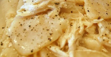 Barrel cracker chicken and homemade dumplings
