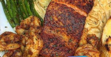 Cajun Salmon Alfredo