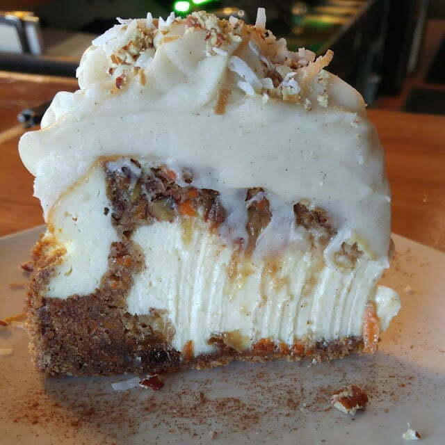 Carrot cheesecake