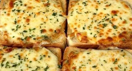 Texas toast with cheese ,toast in,toast 5